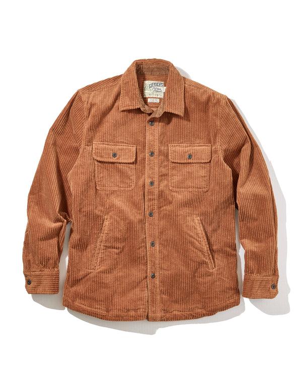 grayers Catalina Rope Cord Shirt Jacket - Cognac
