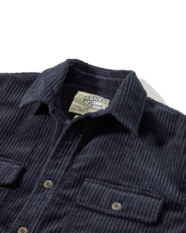 Grayers Catalina Rope Cord Shirt Jacket - Navy