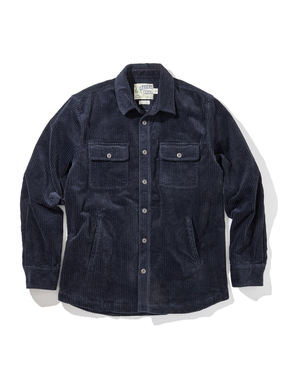 grayers Catalina Rope Cord Shirt Jacket - Navy