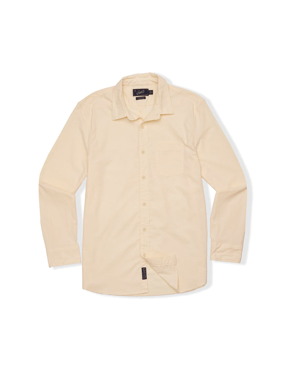 grayers Charles Stretch Oxford Shirt - Cream