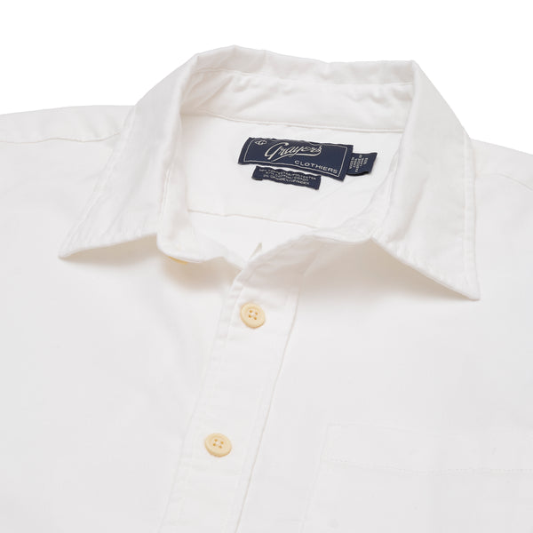Grayers Charles Stretch Oxford Shirt - White