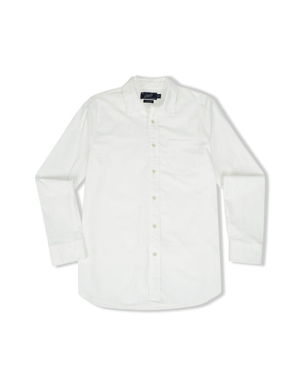 grayers Charles Stretch Oxford Shirt - White