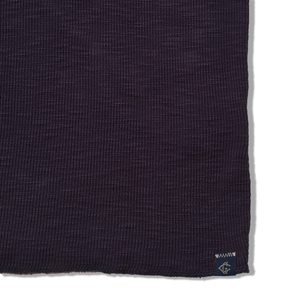 Grayers Clint Waffle Cotton Crew - Blue Steel
