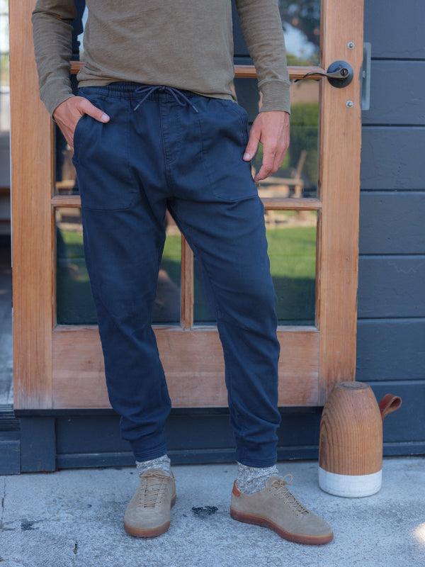 Grayers Hybrid Stretch Jogger - Graphite Blue