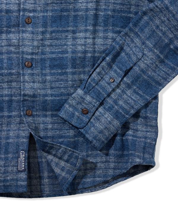 Grayers Jaspe Midweight Flannel - Blue Hues
