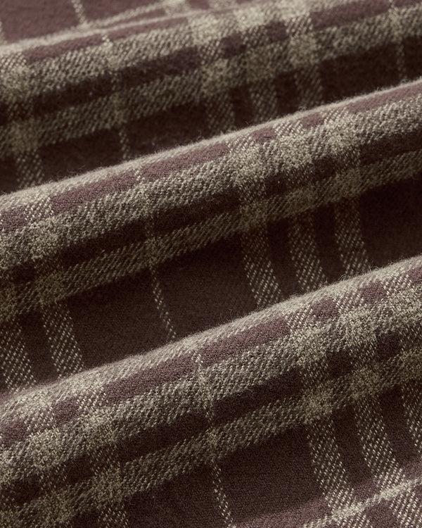 Grayers Jaspe Midweight Flannel - Brown Khaki