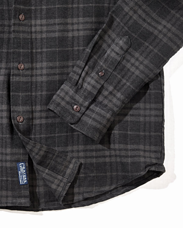Grayers Jaspe Midweight Flannel - Castle Rock