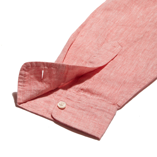 Grayers Nantucket Yarn Dyed Linen Shirt - Red