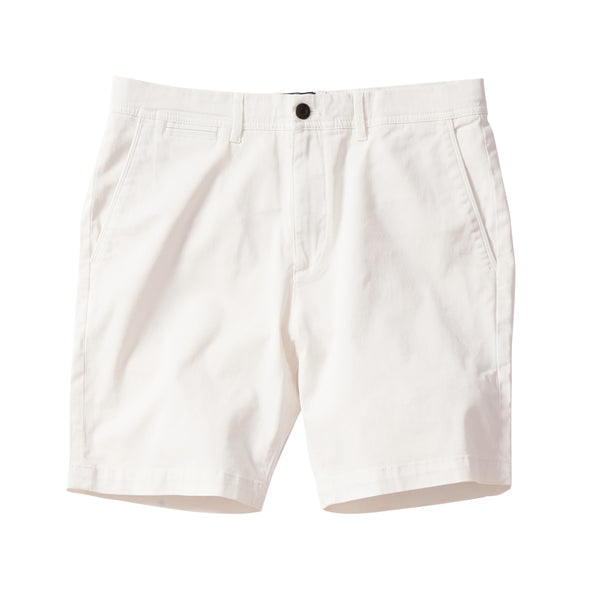 grayers Precision Stretch Chino Shorts 8" - White