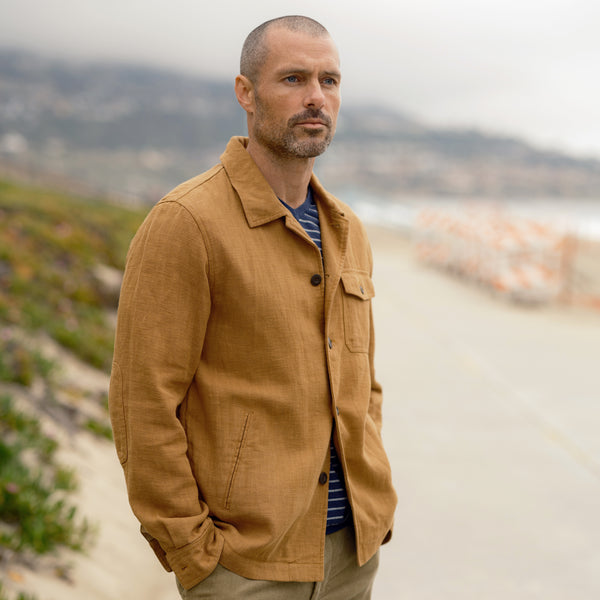 Grayers Ramie Chore Jacket - Tobacco