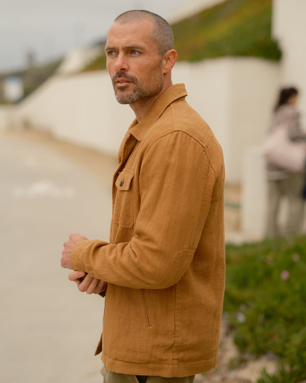 Grayers Ramie Chore Jacket - Tobacco