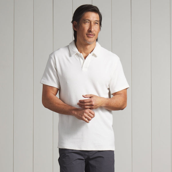 Grayers Riviera Terry Polo - White