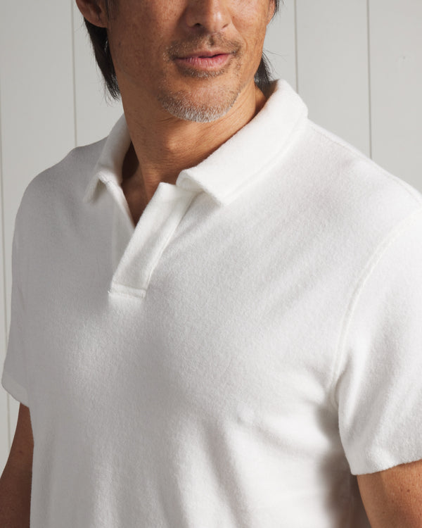 Grayers Riviera Terry Polo - White