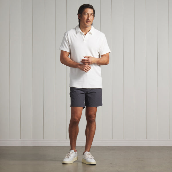 Grayers Riviera Terry Polo - White