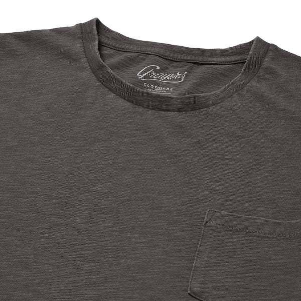 Grayers Sunwashed Pocket Tee - Castle Rock