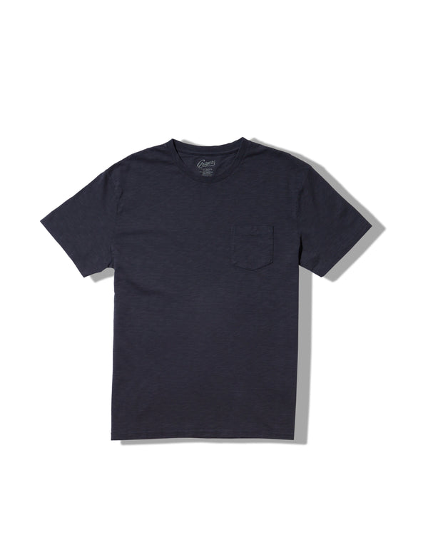 grayers Sunwashed Pocket Tee - Washed Navy