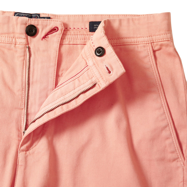 Grayers Precision Stretch Chino Shorts 8" - Coral Haze