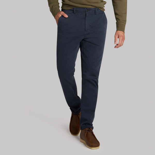 Grayers Precision Stretch Classic Fit Chino - Graphite Blue
