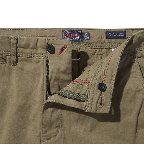 Grayers Precision Stretch Classic Fit Chino - Military Olive