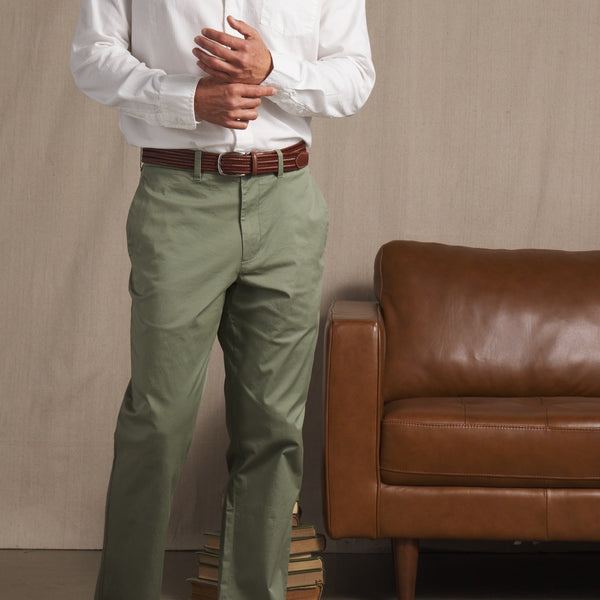 Grayers Thompson Flex Stretch Chino (Relaxed Fit) - Olivine