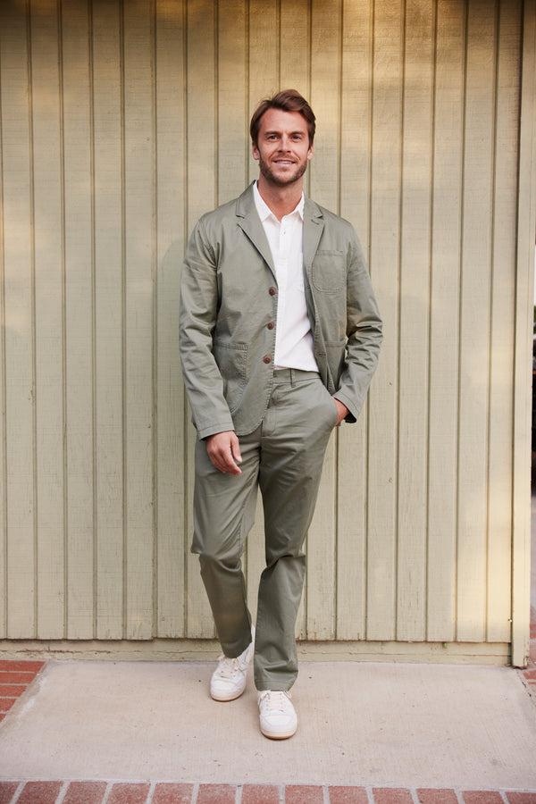 Grayers Thompson Flex Stretch Chino (Relaxed Fit) - Olivine