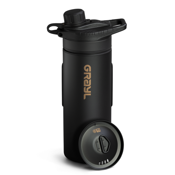 Grayl GeoPress® Ti Purifier Black Edition & Mission Bottle Sling Bundle