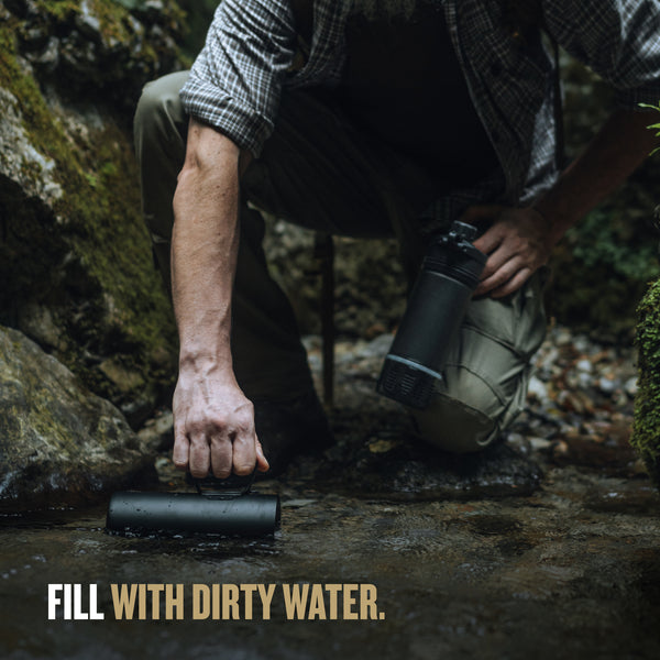 Grayl 24oz GeoPress® Ti Purifier - Black