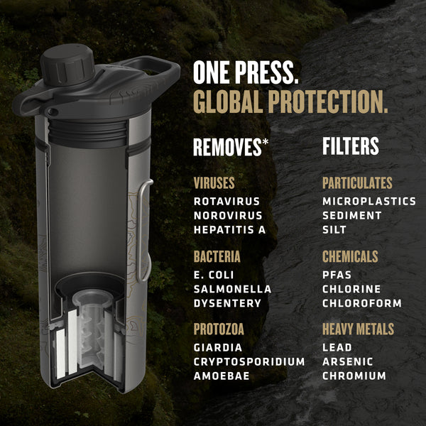 Grayl 24oz GeoPress® Ti Purifier