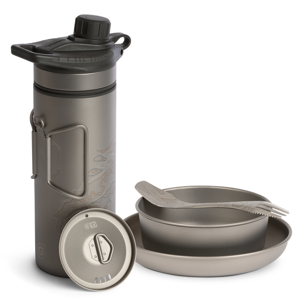 grayl GeoPress® Ti Purifier & Dining Set Bundle