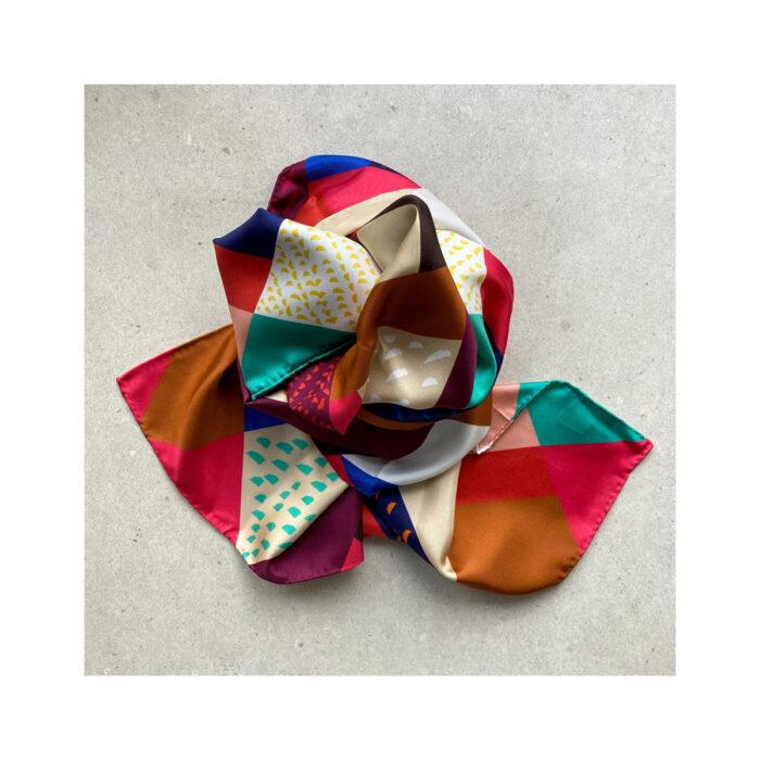 Grecian Chick Long Scarf | Colour Splash