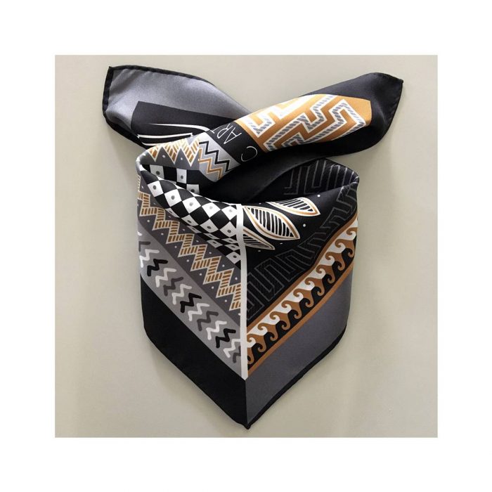 Grecian Chick Pocket Square | Geometric Art