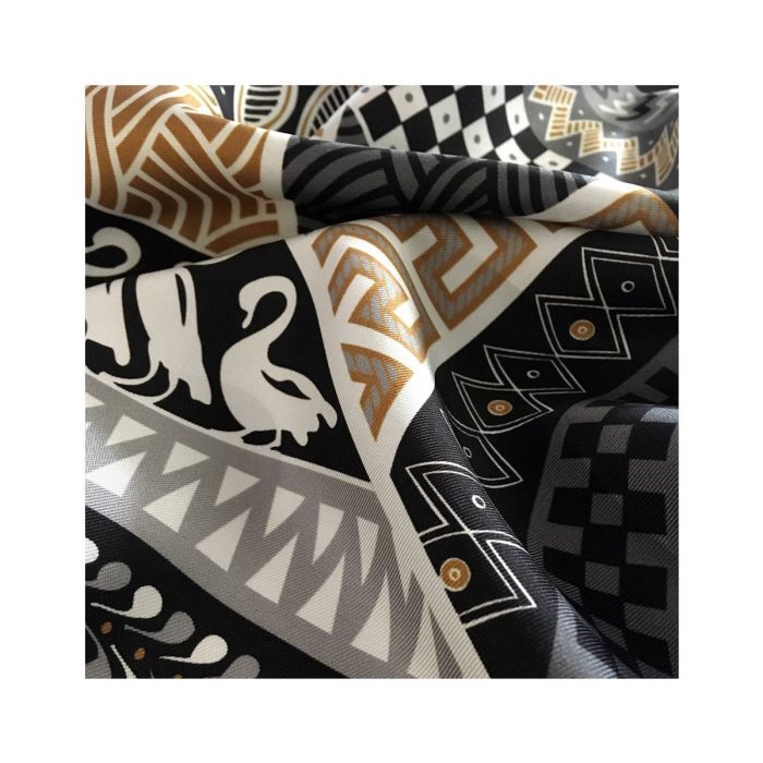 Grecian Chick Pocket Square | Geometric Art