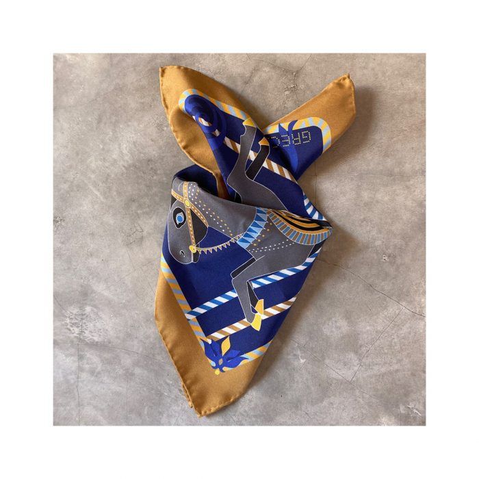 Grecian Chick Pocket Square | Grecian Carousel