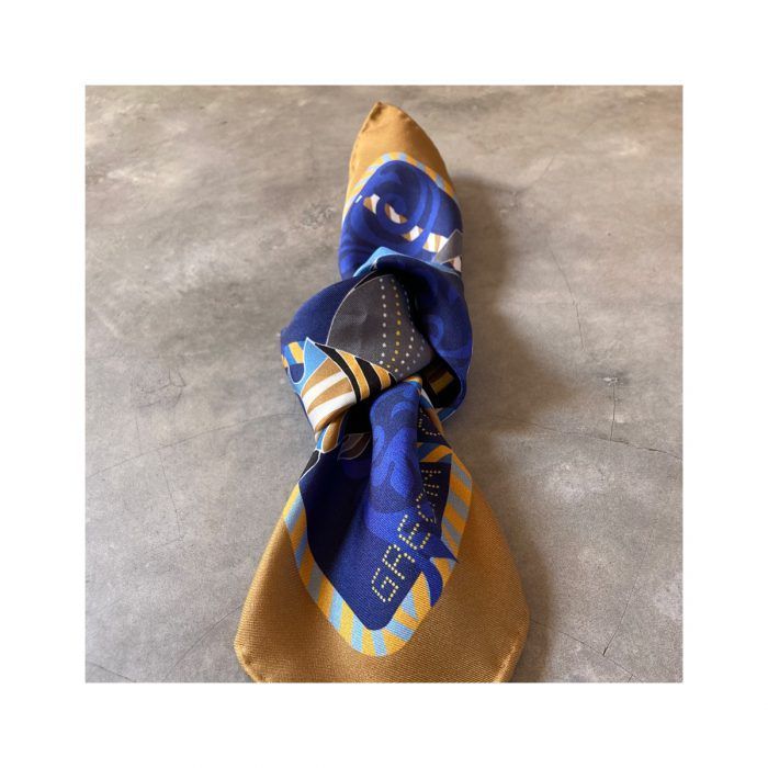 Grecian Chick Pocket Square | Grecian Carousel