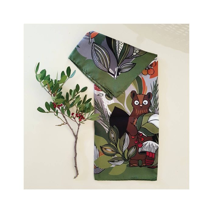 Grecian Chick Pocket Square | Grecian Forest