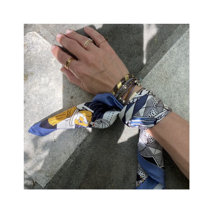 Grecian Chick Pocket Square | Grecian In Athens