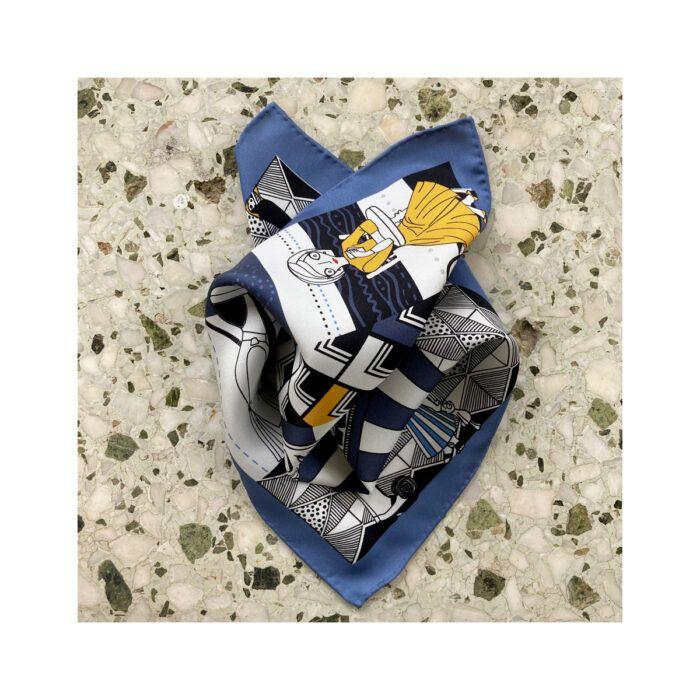 grecian chick pocket square | grecian in athens