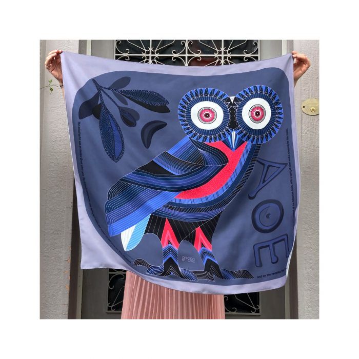 Grecian Chick Scarf | Athenian Owl