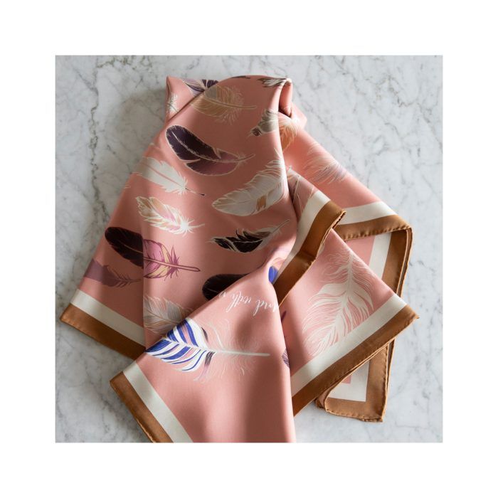 grecian chick scarf | feathers