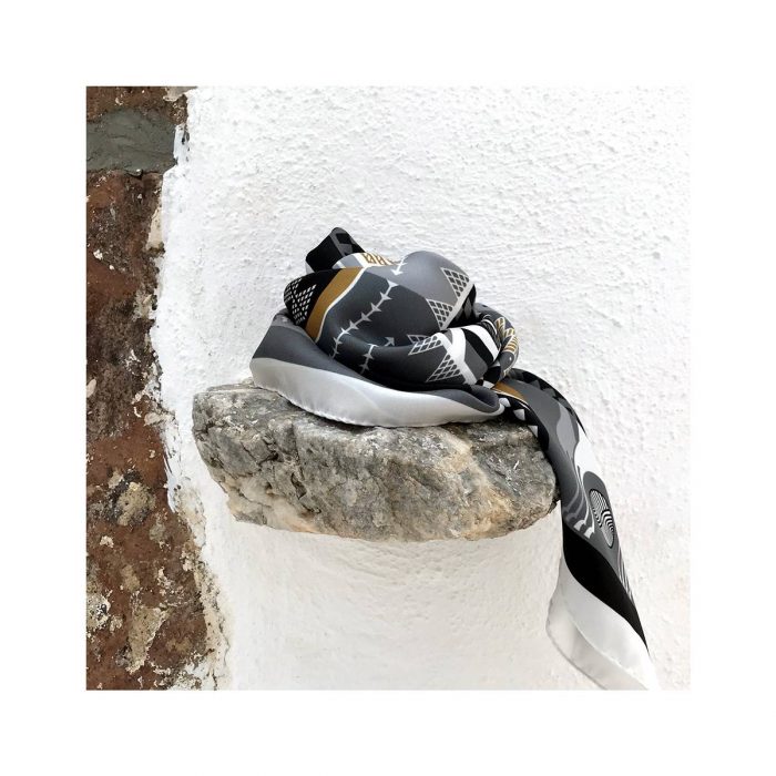 Grecian Chick Scarf | Geometric Art