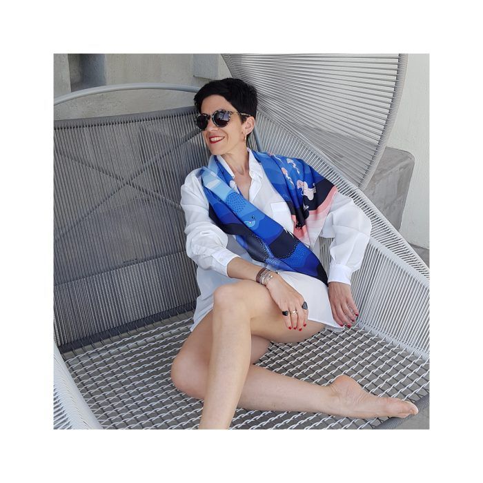 Grecian Chick Scarf | Grecian Seaworld