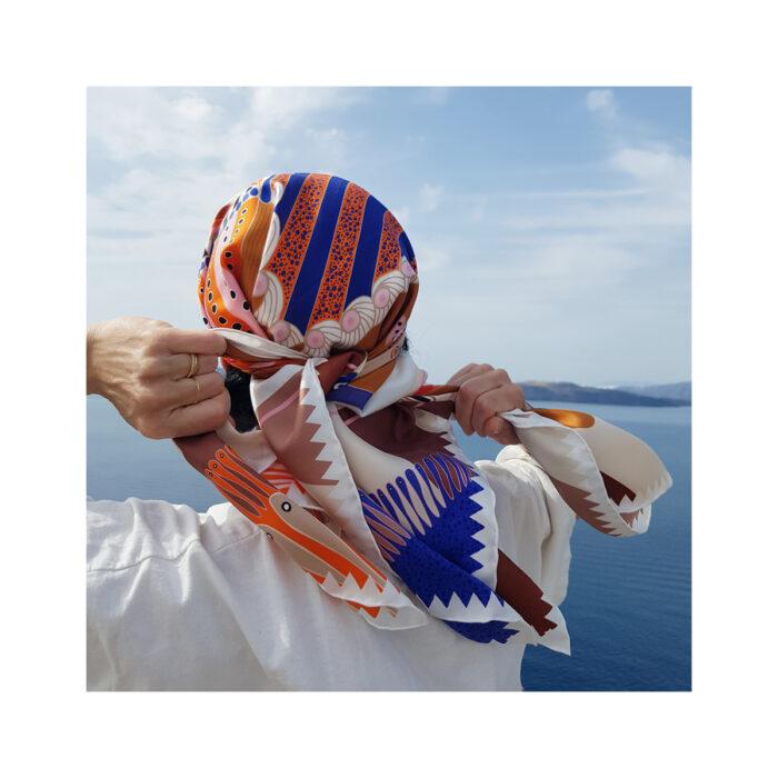 Grecian Chick Scarf | Hippalektryon