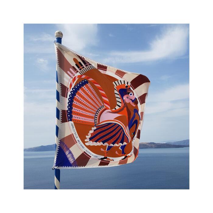 grecian chick scarf | hippalektryon