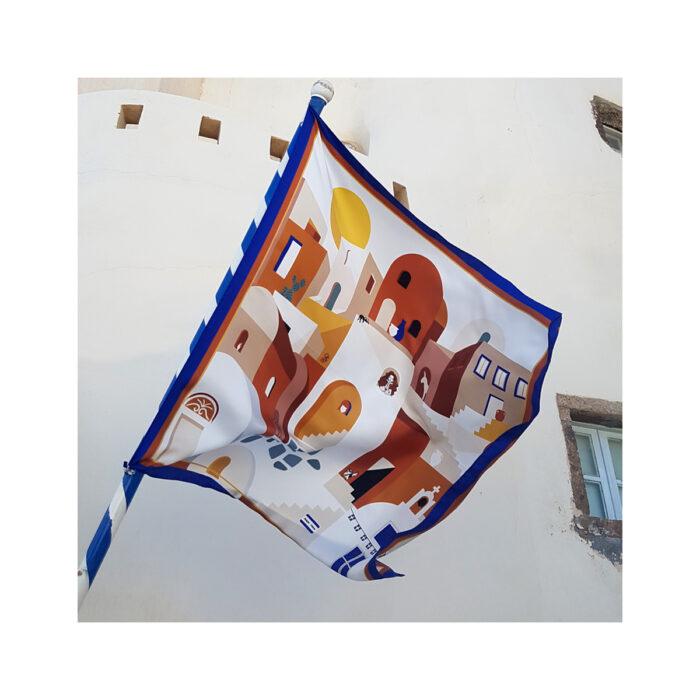 grecian chick scarf | hora cyclades