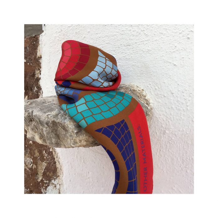 Grecian Chick Scarf | Mosaic Art – Fuschia