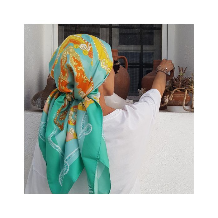 Grecian Chick Scarf | Octopus