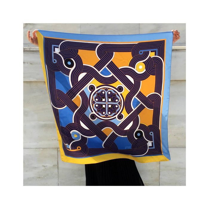 grecian chick scarf | paths