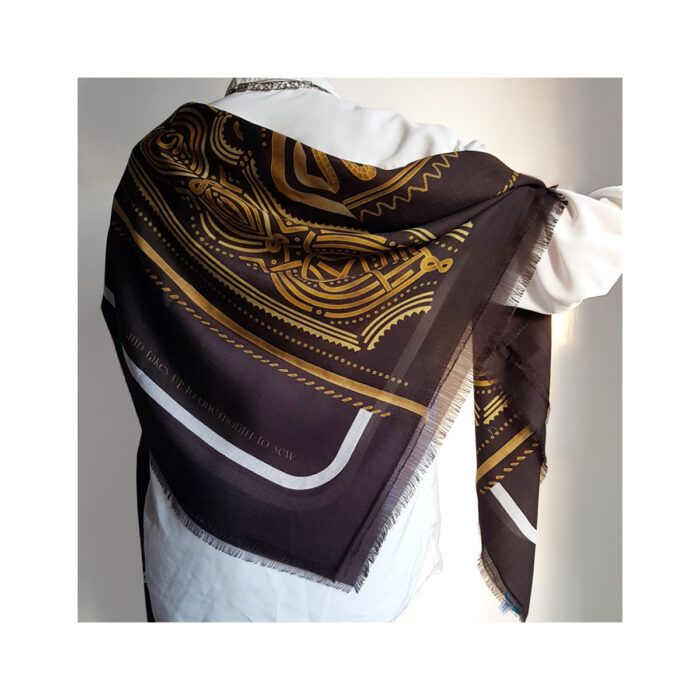 Grecian Chick Wool Scarf | Evzonas