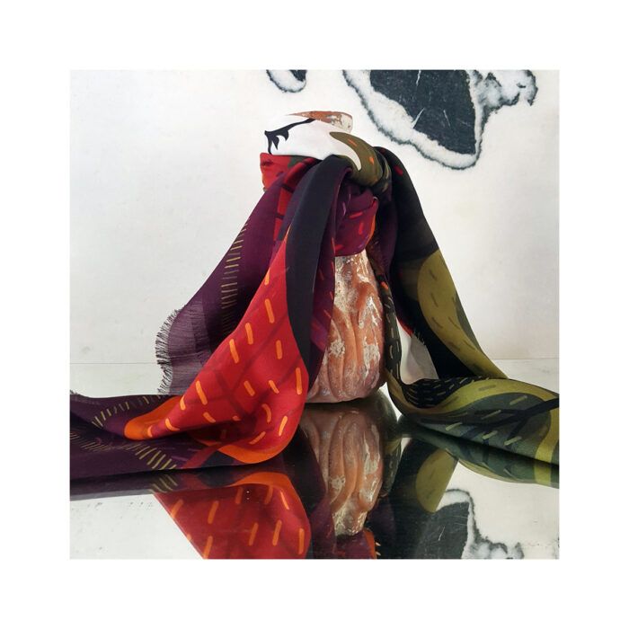 Grecian Chick Wool Scarf | Hide & Seek