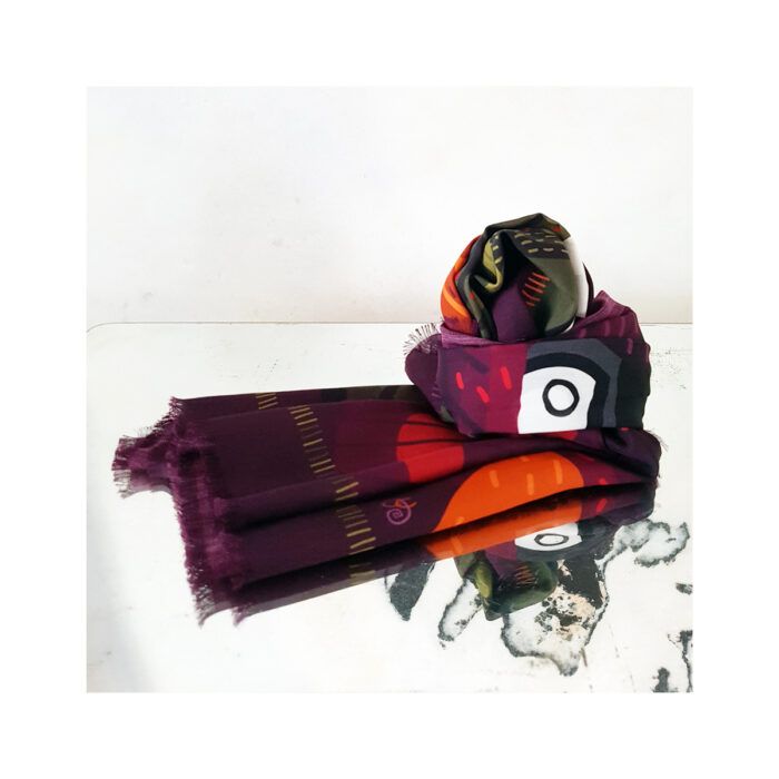 grecian chick wool scarf | hide & seek